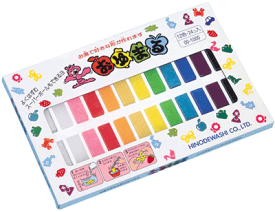 ヒノデワシ　お湯につけて簡単造形♪　おゆまる　OO-1000　24個 12色 入り