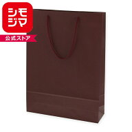 HEIKO 紙袋 手提げ紙袋 カラーチャームバッグ 2才 エンジ 幅330×マチ100×高450mm 10枚入 業務用 ラッピ…