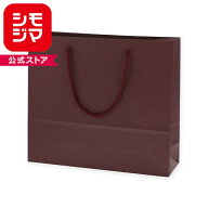 HEIKO 紙袋 手提げ紙袋 カラーチャームバッグ 3才 エンジ 幅330×マチ100×高290mm 10枚入 業務用 ラッピ…