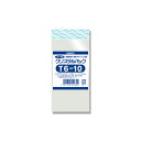 クリスタルパック HEIKO/シモジマ テープ付きOPP袋（透明袋） T6-10 （100枚入） ランキングお取り寄せ