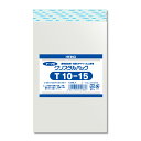 クリスタルパック HEIKO/シモジマ テープ付きOPP袋（透明袋） T10-15 （100枚入） ランキングお取り寄せ