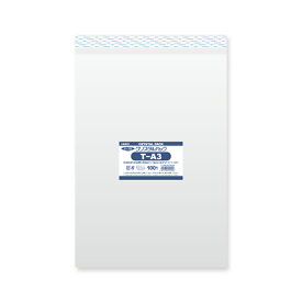 OPP袋 クリスタルパック HEIKO シモジマ T-A3(テープ付き) 100枚 透明袋 梱包袋 ラッピング ハンドメイド