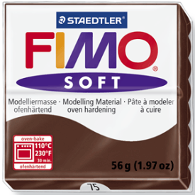 FIMO フィモ フィモソフト スタンダードカラー 8020-75 チョコレート
