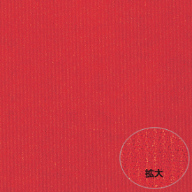 包装紙 HEIKO シモジマ ラッピングペーパー 筋無地 赤（レッド） 半才（100枚入り）