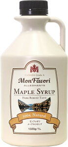 【 メープルシロップ 1L モンファボリ ピュア 】 maple syrup カナダ産 mon favori 業務用