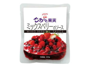 【冷凍】スノーマン ごろっと果実 ミックスベリーのソース 200g