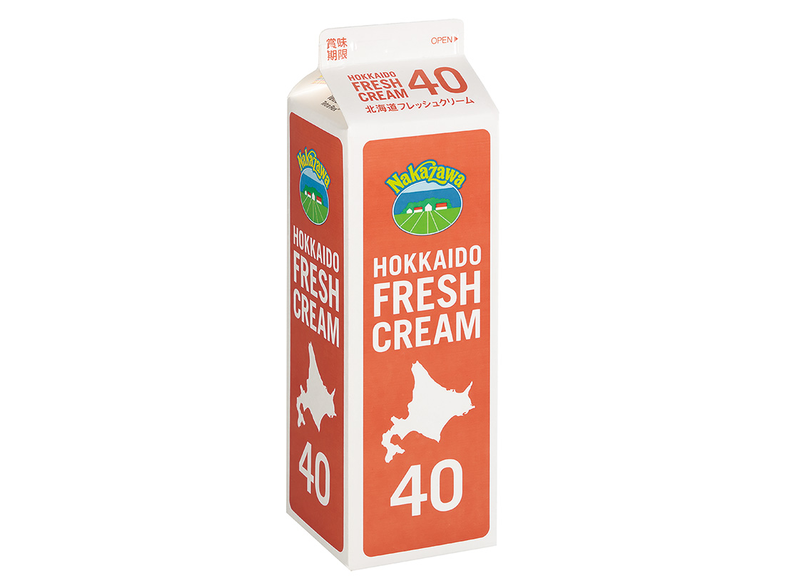 着日指定不可 冷蔵 中沢乳業 1000ml 40% オンラインショッピング 北海道フレッシュクリーム 無料サンプルOK