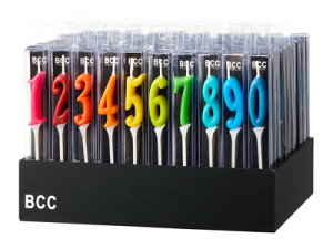 BCCナンバーキャンドルミニディスプレイセット