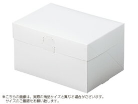 ★★単品購入で送料無料★★ケーキ箱 ロックBOX 120-ホワイト 5×7
