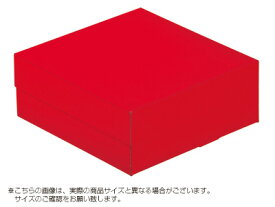 【少量販売】ケーキ箱 ロックBOX 65-レッド 185(トレーなし)