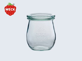 【 weck キャニスター Tulip 220 】 weck ウェック 耐熱 ガラス 容器 モールドシェイプ 瓶詰め ビン詰 保存 ガラスキャニスター ストッカー 調味料容器 保存容器
