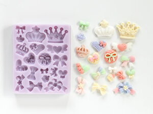 ★★単品購入で送料無料★★フォンダン&ガムペーストモールド(クラウンバラエティ)