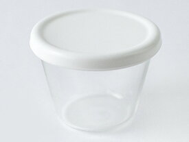 cotta シリコン蓋付きガラスプリンカップ