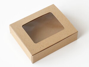 ★★単品購入で送料無料★★cotta クラフト窓付き箱