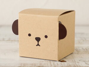 ★★単品購入で送料無料★★cotta どうぶつギフト箱 イヌ(クラフト)