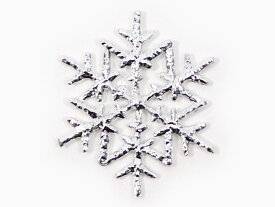 ケーキピック 雪の結晶(シルバー)　10本