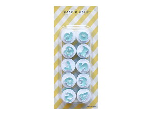 スタンプ式クッキー型(数字セット 小)