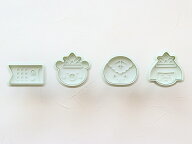 【在庫処分特価】cotta こどもの日クッキー型(こいのぼり・くま・柏餅ねこ・金太郎)