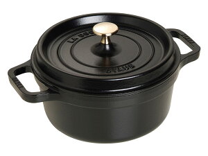 STAUB �s�R�E�R�R�b�g ���E���h 22cm �u���b�N 2.6L