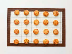 cotta 格子線入シルパン（3cm幅・240×360mm）製菓道具 洗える 繰り返し使用可 お菓子作り 道具 クッキー パン 調理用 Silpan メッシュ 誕生日 母の日 手作り おうち時間 クリスマス