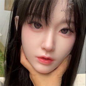 《 受注生産品 》軟質シリコン 口可動 濃度深さ約18CM 145CM~170CM身長対応 ホワイトラビット [A03N] 眉毛 睫毛 植毛 M16ボルト ドール ヘッド 大人 向け ドール 等身大ドール リアル ドール 販売 ドール 本体 人形