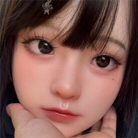 《 受注生産品 》 軟質シリコン 口可動 深さ約18CM ドール ヘッド 大人 向け ドール 等身大ドール リアル ドール 販売 ドール 本体 人形 ヘッド 眉毛 睫毛 植毛 M16ボルト 135CM～155CM身長対応 ホワイトラビット [A20N-メイクタイプ2