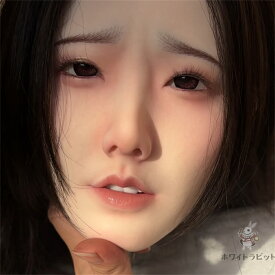 《 受注生産品 》 口可動 ドール ヘッド 大人 向け ドール リアルドール 等身大ドール リアル ドール 販売 ドール 本体 人形 軟質シリコン ヘッド 眉毛 睫毛 植毛 M16ボルト 145CM~170CM身長対応 ホワイトラビット [A29N]