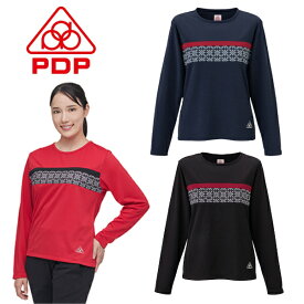【アウトレット セール】PDP (ピーディーピー) テニスウェア レディース 日焼け防止 UVカット紫外線対策 ロングスリーブ 長袖 ゲームシャツ Tシャツ【メール便 送料無料】テニス ウェア レディース レディースウェア かわいい PTW-3103