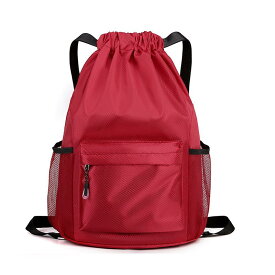 【お買物マラソン★P10倍】リュックサック ナイロン ナップサック レディース 男女兼用 小学校 女子 スポーツ 防水 おしゃれ 子供 軽い メンズ アウトドア 大きめ 男の子 巾着 キッズ 黒 メール便 送料無料