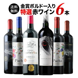 金賞ボルドー＆カリスマ醸造家 特選赤ワイン6本セット 送料無料「5/24更新」