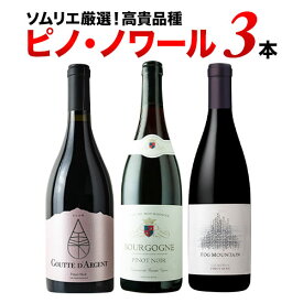 ワインセット 赤ワイン ピノ・ノワール3本セット 第29弾「4/3更新」【ワイン ギフト ソムリエ厳選】