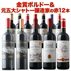 ワインセット 赤ワイン 送料無料 16周年記念！金賞ボルドーと元五大シャトー醸造家の赤ワイン12本セット「11/14更新」【フランスワイン ボルドーワイン チリワイン フランス ボルドー チリ】【ワイン ギフト ソムリエ厳選】