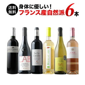 フランス自然派ワイン6本セット（赤ワイン3本・白ワイン2本・ロゼワイン1本） 第24弾 送料無料 「1/21更新」