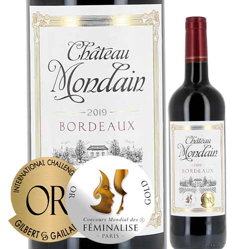 シャトー・モンデン 2019年 フランス ボルドー 赤ワイン フルボディ 750ml