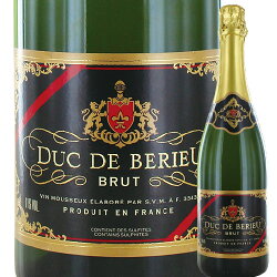 デュック・ド・ベリュグラン・ヴァン・ド・ジロンドNVフランスボルドースパークリングワイン(白)辛口750ml【YDKG-t】【12本単位のご購入で送料無料/ギフト・プレゼント対応可】【ギフトワイン】【ソムリエ】【楽ギフ_のし】【あす楽対応】