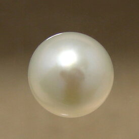 あこや本真珠 パールルース（シングル） 6.5-7.0mm BBB ラウンド （片穴があいています）[n3][4-403]（真珠 パールセミオーダー 加工用）