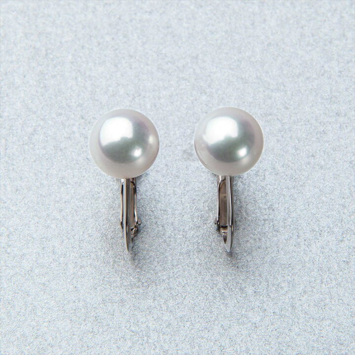 楽天市場】《TOP Quality》オーロラ花珠真珠 イヤリング 6.5-7.0mm 