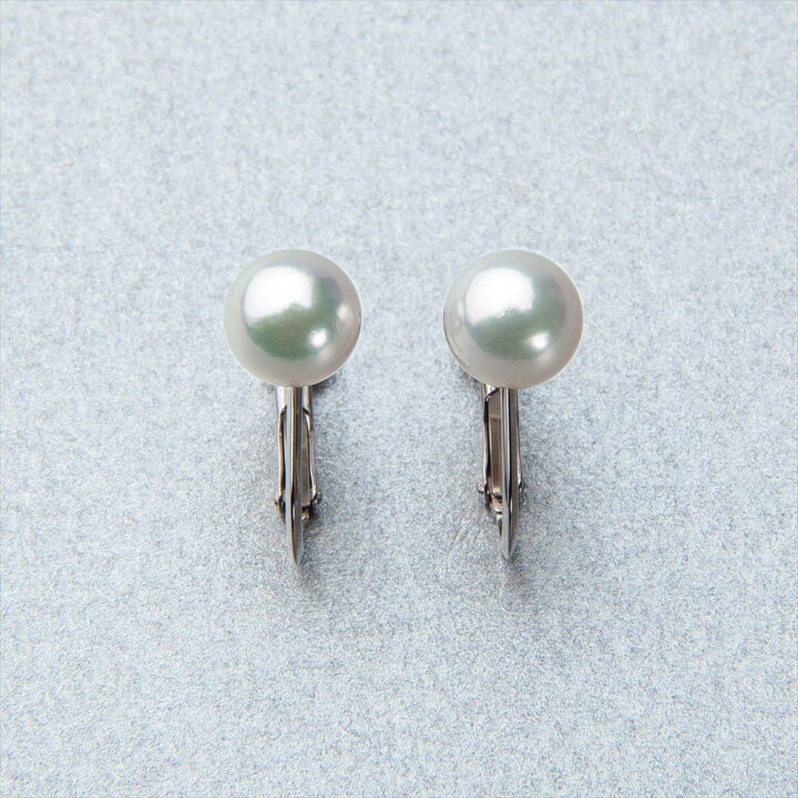 楽天市場】《TOP Quality》オーロラ花珠真珠 イヤリング 6.0-6.5mm 