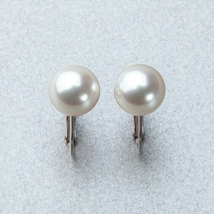 楽天市場】《TOP Quality》オーロラ花珠真珠 イヤリング 8.5-9.0mm 