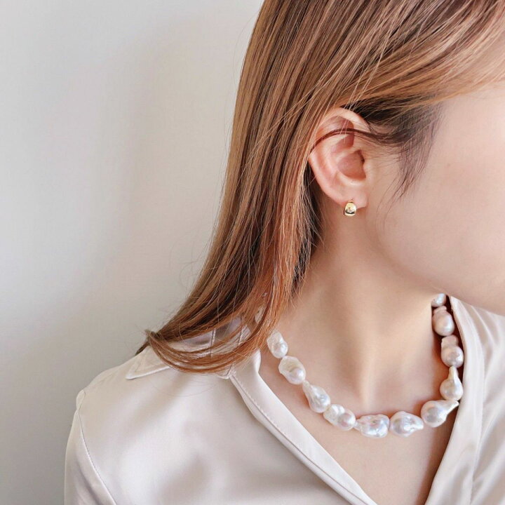 楽天市場】《Unique+ 》淡水バロック真珠 ネックレス 11-13mm パール 