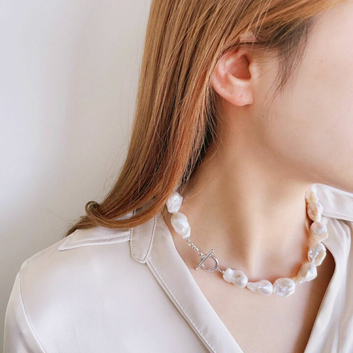 楽天市場】《Unique+ 》淡水バロック真珠 ネックレス 11-13mm パール  