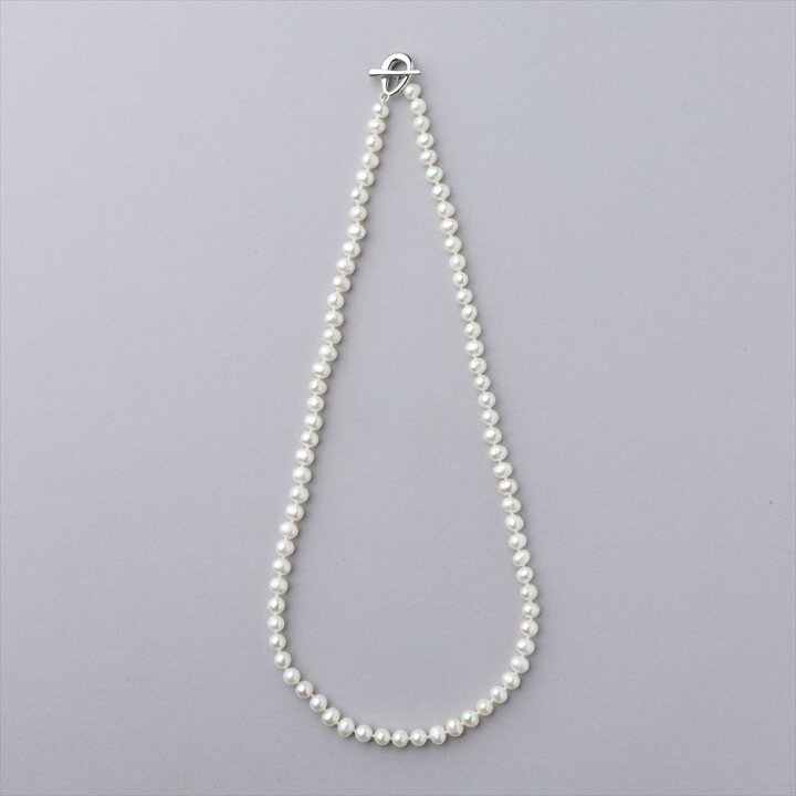 楽天市場】淡水真珠 ネックレス 5.5-6.0mm 50cm マンテル パール 