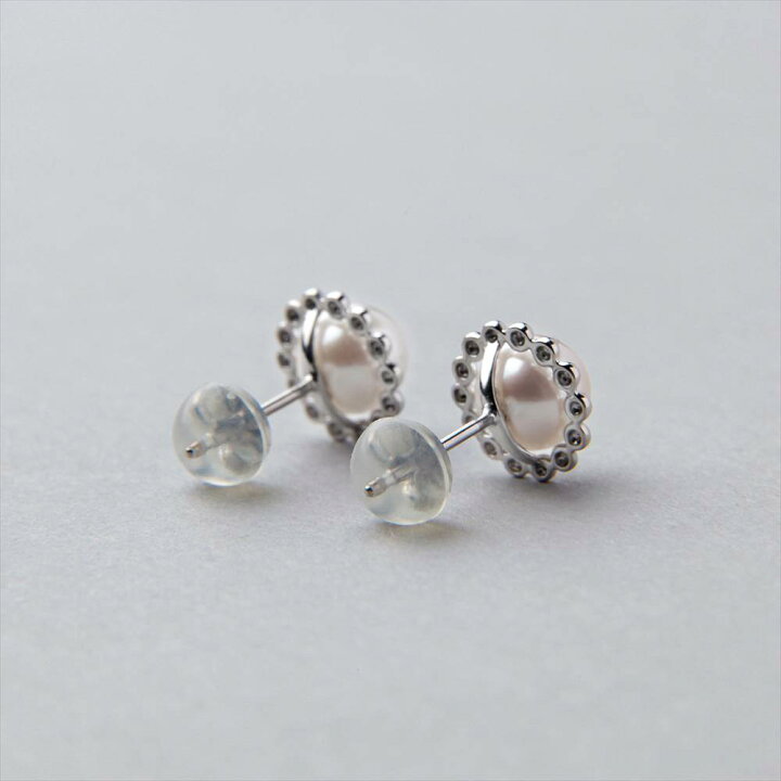 楽天市場】Carina あこや真珠 ピアス 5.5-6.0mm PT900 パールピアス 