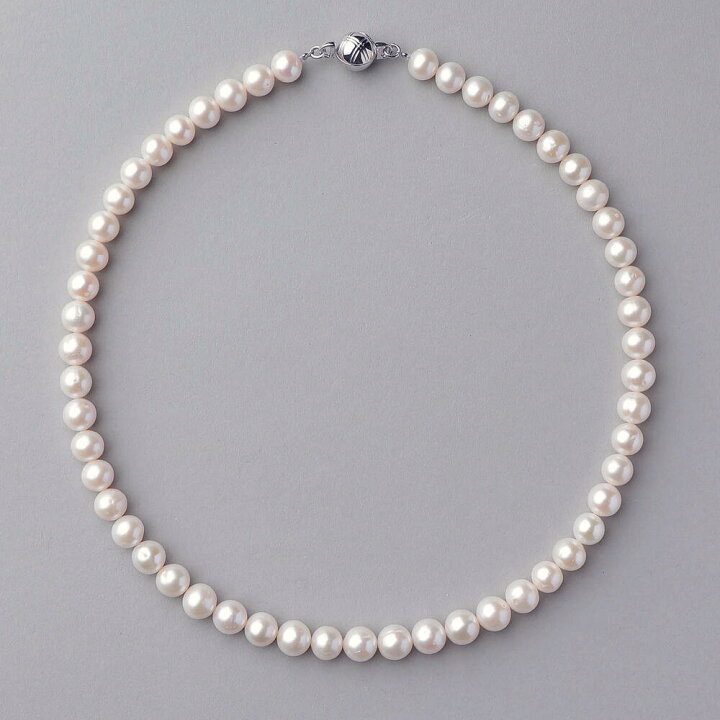 楽天市場】淡水真珠 ネックレス 7.5-8.0mm ホワイト tf パール  