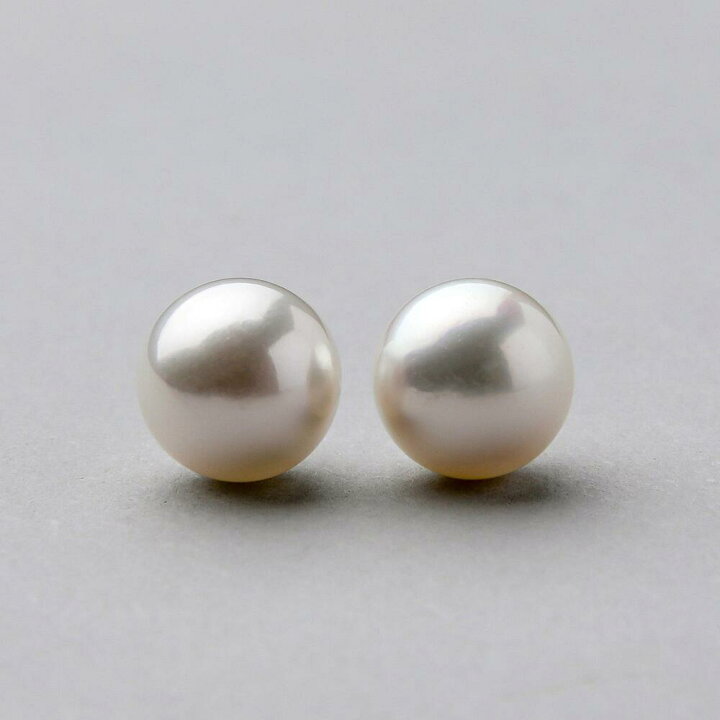 楽天市場】《LUXE》 あこや真珠 ピアス 9.0-9.5mm PT900/K18YG パール  