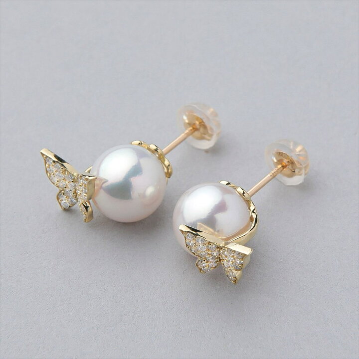 楽天市場】【クーポン利用で10%OFF】《petit amie》 あこや真珠 蝶 