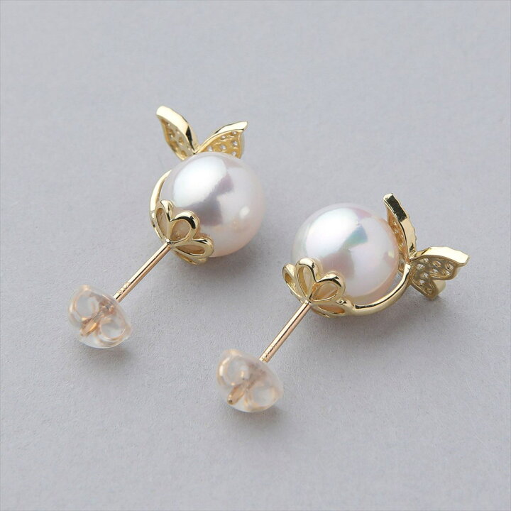 楽天市場】【クーポン利用で10%OFF】《petit amie》 あこや真珠 蝶 