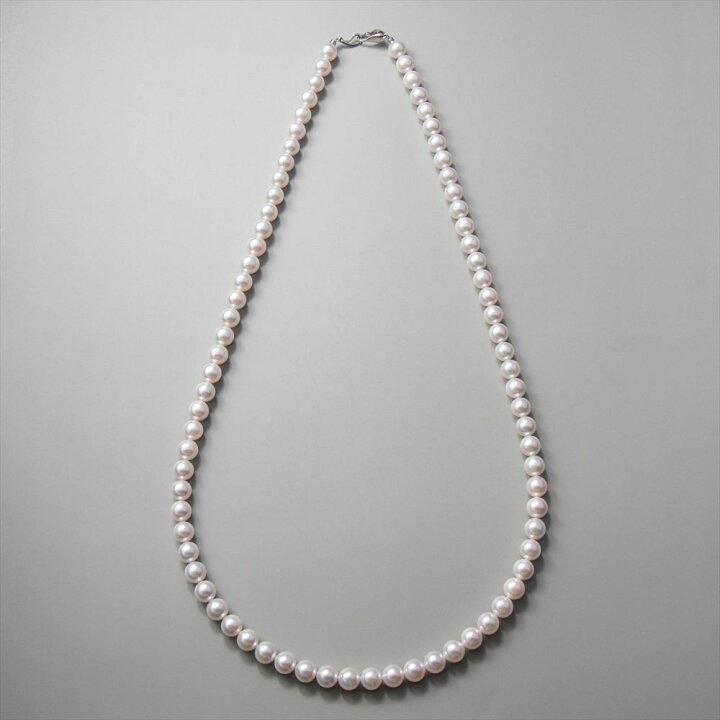 楽天市場】あこや真珠 ロングネックレス 7.5-8.0mm 60cm パール 