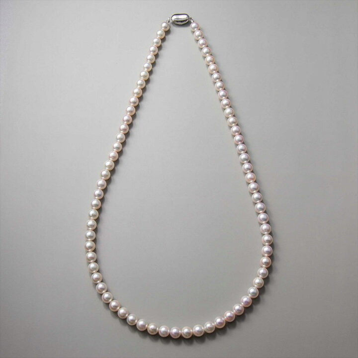 楽天市場】あこや真珠 ロングネックレス 8.0-8.5mm 60cm パール 