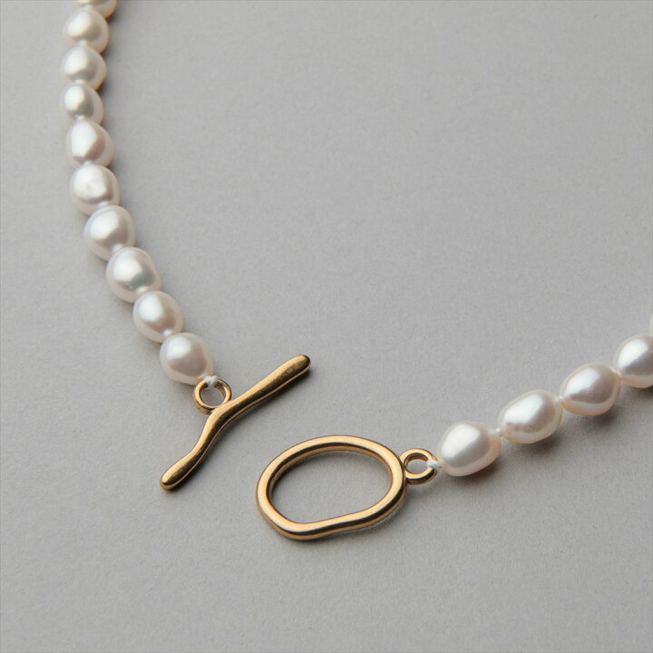 楽天市場】《Unique+》 淡水真珠 ロングネックレス 7.0-7.5mm バロック  